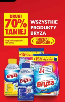 Proszek do prania Bryza do białego promocja w Biedronka