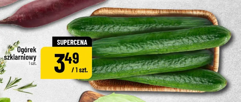 Ogórek szklarniowy promocja w POLOmarket