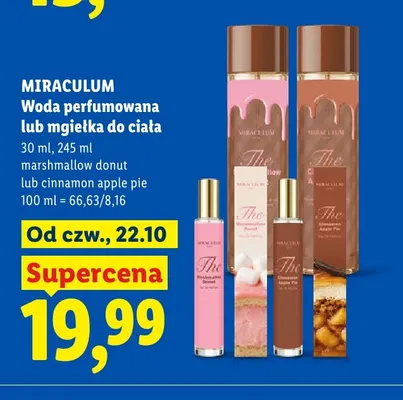 Woda perfumowana Miraculum Marshmallow Donut promocja w Lidl