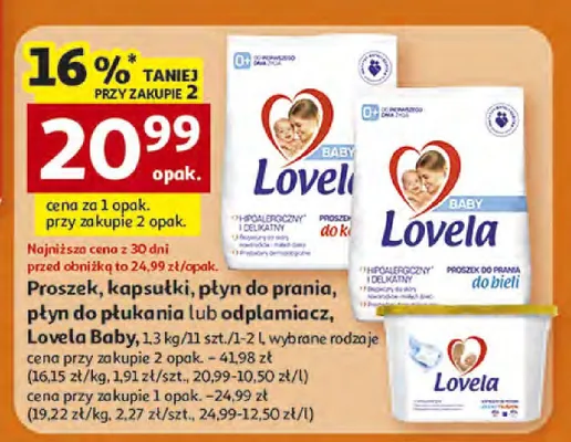 Proszek, kapsułki, płyn do prania, płyn do płukania lub odplamiacz promocja w Auchan