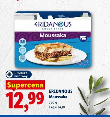 Moussaka Eridanous promocja w Lidl