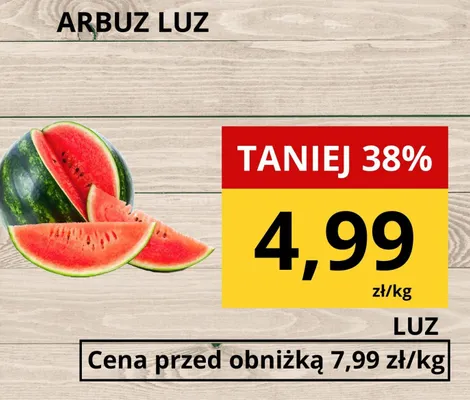 Arbuz luz promocja w Supeco