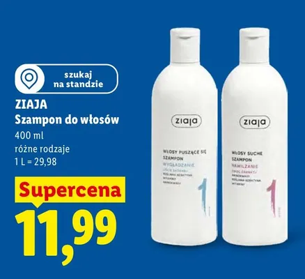 Szampon do włosów Gosh rose oil promocja w Lidl