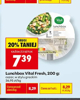 Lunchbox Vital Fresh w stylu greckim promocja w Biedronka