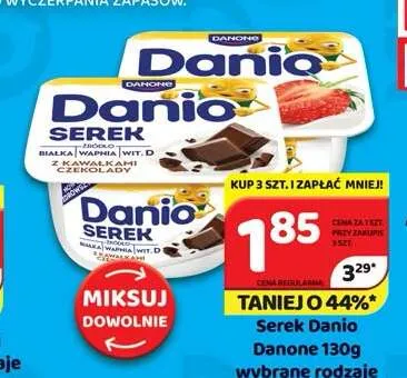 Serek homogenizowany Danio truskawkowy promocja w Delfin
