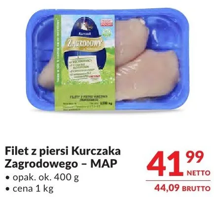 Filet z piersi Kurczaka Zagrodowego – MAP promocja w Makro