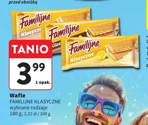 Wafle Familijne Klasyczne promocja w Intermarche