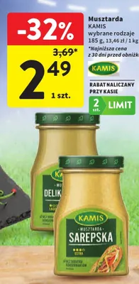 Musztarda Sarepska Kamis promocja w Intermarche