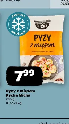 Pyzy z mięsem Pycha Micha promocja w Netto