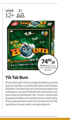 Gra słowna Tik Tak Bum Piatnik promocja w Empik
