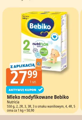 Mleko modyfikowane Bebiko 2 promocja w Leclerc