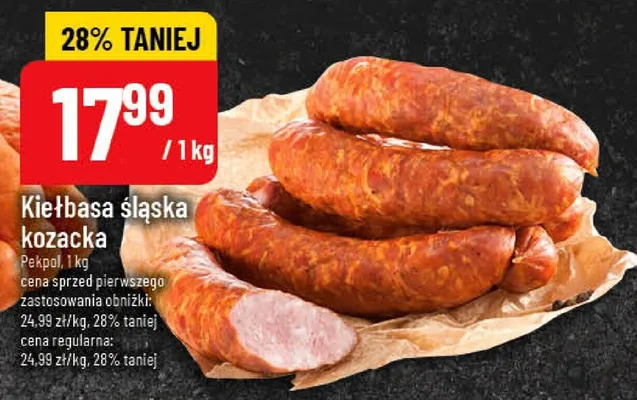 Kiełbasa myśliwska Nove promocja w POLOmarket