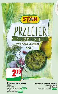 Przecier ogórkowy Stan Lesień promocja w Dino