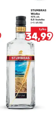 Wódka Stumbras promocja w Kaufland