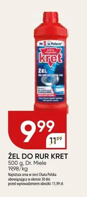 Żel do rur Kret promocja w Chata Polska