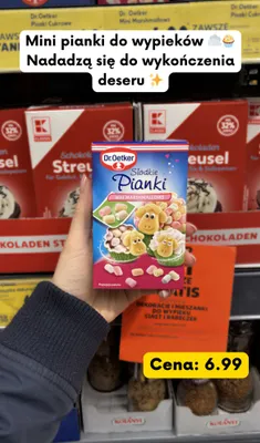 Słodkie pianki mini marshmallows promocja w Kaufland