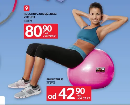 Piłki fitness Body Sculpture promocja w Selgros