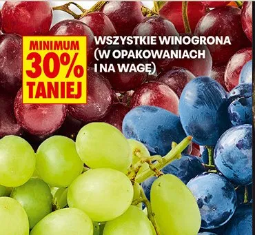 Winogrona promocja w Biedronka