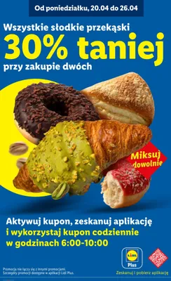 Słodkie przekąski do -30% promocja w Lidl