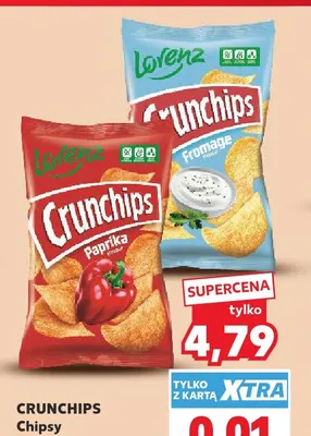 Chipsy Crunchips Paprika promocja w Kaufland