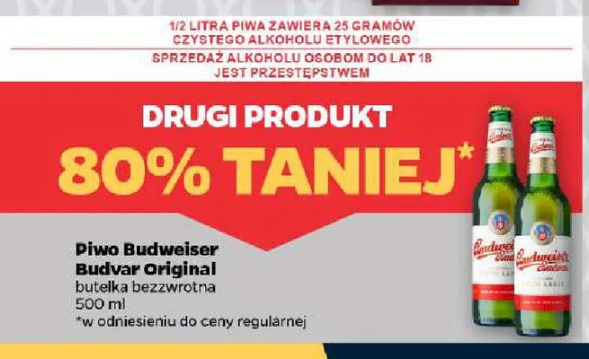 Piwo Budweiser Budvar Original promocja w Netto