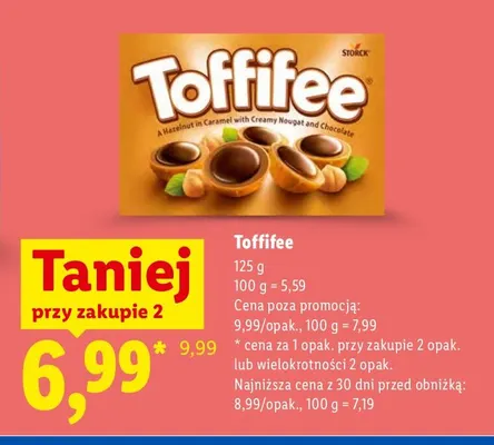 Czekoladki Toffifee promocja w Lidl