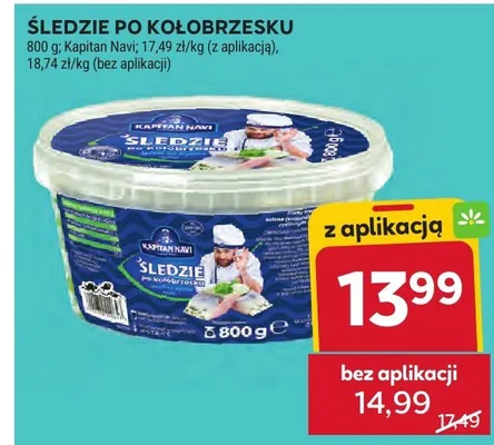Śledzie po kołobrzesku Kapitan Navi promocja w Stokrotka