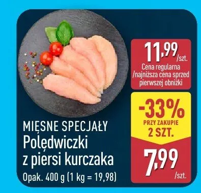Filet z piersi kurczaka promocja w Aldi