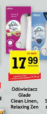 Odświeżacz Glade Relaxing Zen promocja w Gram Market