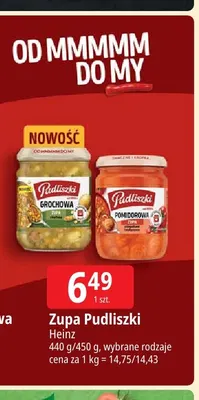 Zupa grochowa Pudliszki promocja w Leclerc