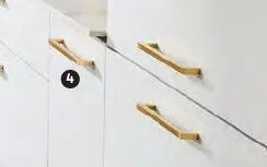 Uchwyt meblowy GoodHome Golpar D szer. 169mm mosiądz promocja w Castorama