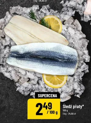 Śledź płaty promocja w POLOmarket