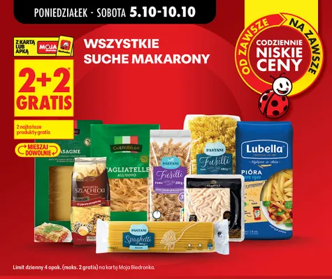 Makaron Niteczki 12-jajeczny przepiórczy Makaron Szlachecki promocja w Biedronka