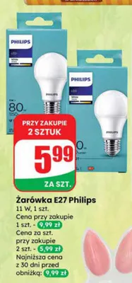 Żarówka E27 11W promocja w Dino