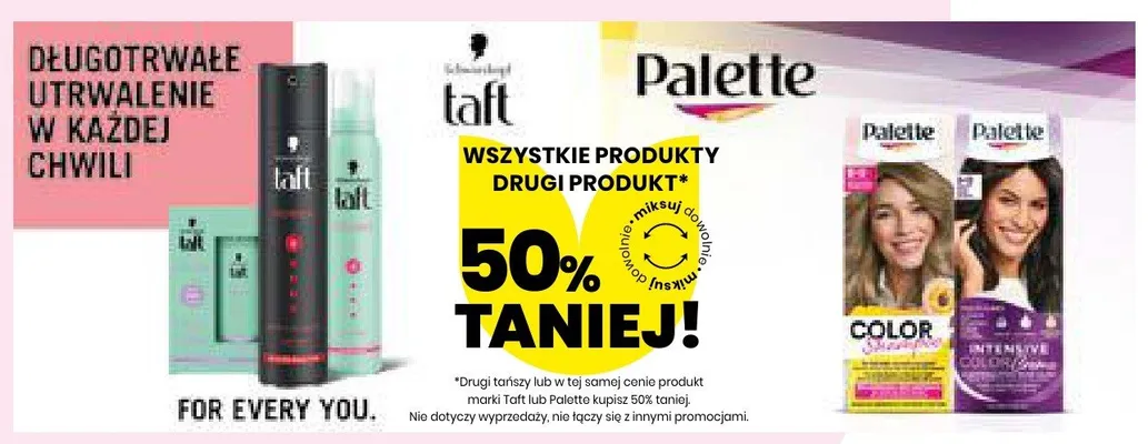 Produkty Taft promocja w Drogerie Natura