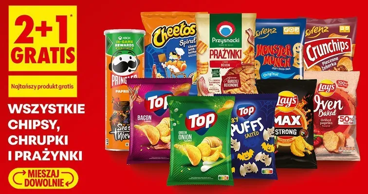 Chipsy Lorenz Crunchips Pieczone Żeberka promocja w Biedronka