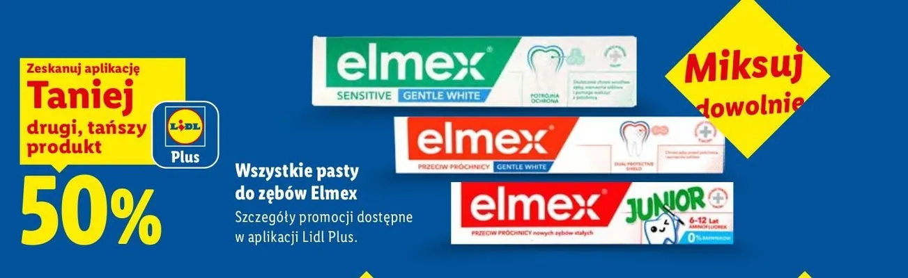 Pasty do zębów Elmex promocja w Lidl