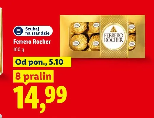 Praliny Ferrero Rocher promocja w Lidl