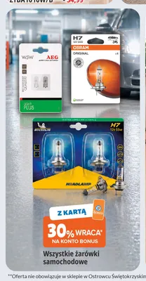 Żarówki samochodowe promocja w Leclerc