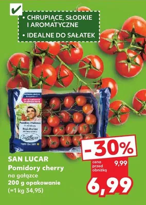 Pomidory cherry na gałązce San Lucar promocja w Kaufland