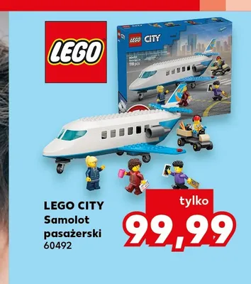Klocki LEGO City Samolot pasażerski 60492 promocja w Kaufland