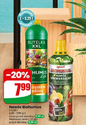 Nawóz Biohumus Humus Life promocja w Dino