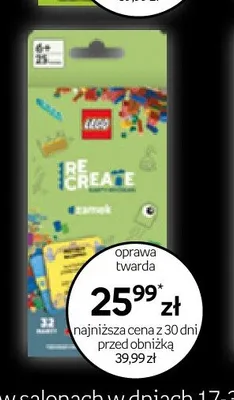 Książka LEGO Re-Create Zamek oprawa twarda promocja w Empik