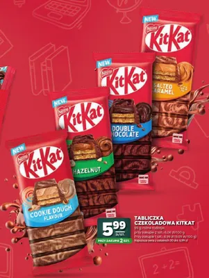 Tabliczka czekoladowa KitKat Salted Caramel promocja w Stokrotka