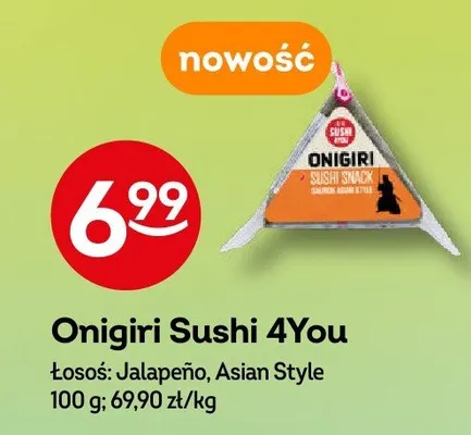Onigiri Sushi 4You łosoś, jalapeño, Asian Style promocja w Żabka