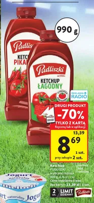 Ketchup pikantny Pudliszki promocja w Intermarche