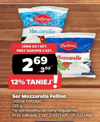 Ser mozzarella różne rodzaje promocja w Netto