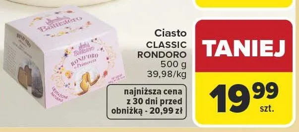 Ciasto classic promocja w Carrefour