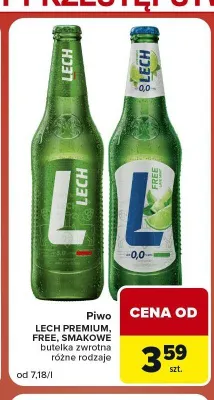 Piwo Lech Premium promocja w Carrefour Market