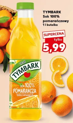 Sok 100% pomarańczowy promocja w Kaufland